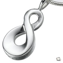 Infinity Keepsake Silver Cremation Jewelry For Ashes - £62.92 GBP