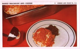 Vintage 1950 Baked Macaroni &amp; Cheese Recipe Print Cover 5x8 Crafts Food ... - $9.99