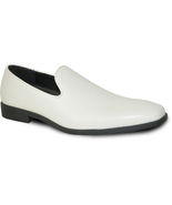Vangelo Men Dress Shoe Vallo-3 Slip On Tuxedo for Prom Wedding Ivory Matte - $59.95+