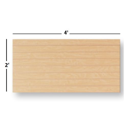 NEW Slatwall Easy Panels, Set of 2 PIECES, 2&#39; H x 4&#39; W Maple FREE SHIPPING - $116.97