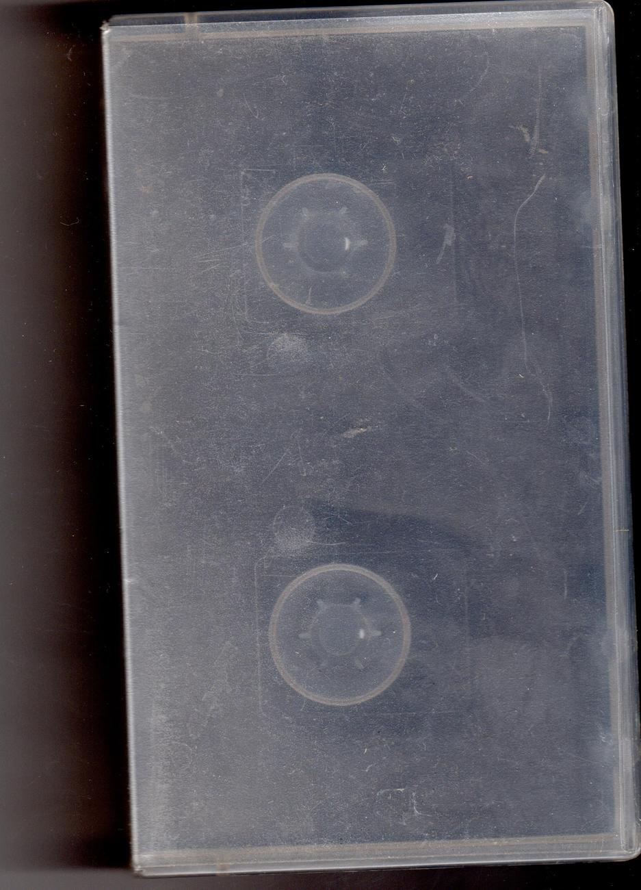 VHS Plastic  Video Storage Case - 2 Translucent cases - $5.50