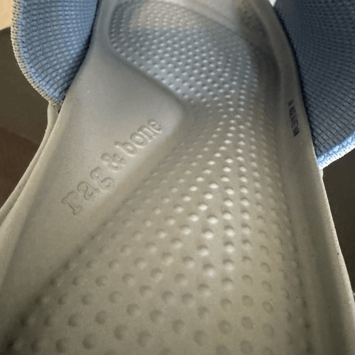 Rag & Bone Brixley Knit Slide Sandal, Gray/Blue, Size 10 (Euro 40), NWT Item image 12
