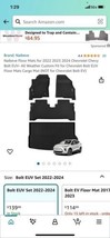 Floor Mats for 2022 2023 2024 Chevrolet Chevy Bolt EUV- All Weather Cust... - $80.00