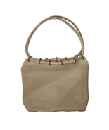 Gucci - Vintage Neutrals Leather Gold - Tone Hardware-  Perforated Bucke... - $189.99