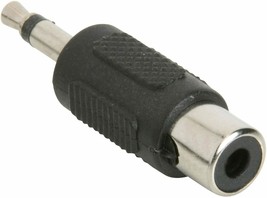 Dayton Audio - RCA Jack To 3.5mm Mono Plug Adapter - Black - $8.95
