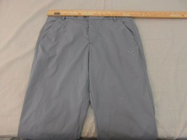 Adult Mens Puma Sport Lifestyle Gray Golfing Pants Polyester / Elastane ... - $506.74 MXN