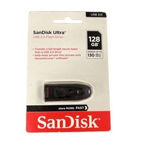 San Disk Ultra 128GB Usb 3.0 Flash Drive - Brand New - £11.15 GBP