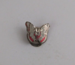 Vintage Beautiful Monarch Butterfly Tiny Lapel Hat Pin - £5.81 GBP