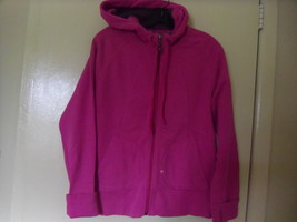 ATHLETA THICK PINK HOODIE SWEATER JACKET - SIZE L - £39.30 GBP