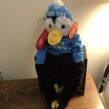 Fiesta Penguin Monkey Winter Sweater New York Hat 18” Attachable Hands NWT - £7.55 GBP