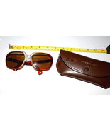 vintage brown sunglasses France case - $34.64