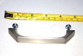 nickle metal handle cabinet pull - $2.96