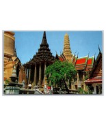 Emerald Buddah Temple Bangkok Thailand UNP Chrome Postcard O23 - €3,38 EUR