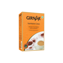 Girnar Saffron Chai Instant Tea Premix With Saffron (10 Satchets) - $17.81