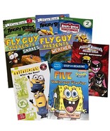 8 Beginning Reading Books Level 2 Fly Guy SpongeBob Minions Angry Birds - £11.31 GBP