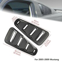 Carbon Look Side Vent Window 1/4 Quarter Scoop Louver For Ford Mustang 0... - $25.00
