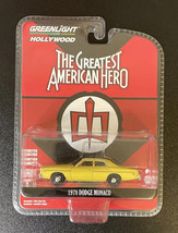 1:64 Greenlight *HOLLYWOOD 21* THE GREATEST AMERICAN HERO 1978 Dodge Mon... - $15.95