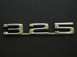 Oem Bmw 325 Emblem, Badge, Car Chrome Color Hard Resin 7" Long - $9.49