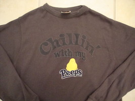 Chillin with my Peeps Easter Candy thermal long sleeve t shirt M - £16.93 GBP