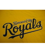 MLB Kansas City Royals sprint yellow baseball t shirt M - £10.08 GBP