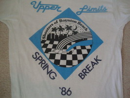 Vintage 80&#39;s 1986 Upper Limits Shooters Of Boynton Beach Spring Break T ... - £29.33 GBP