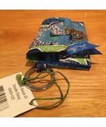 New VERA BRADLEY Quick Swipe ID Case Wallet Key Ring 12425-122 Doodle Da... - $291.24 MXN