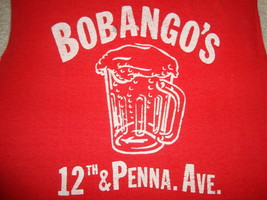 Vintage 80&#39;s Bobango&#39;s Bar Beer soft Paper Thin thrashed punk rock T Shi... - £25.45 GBP