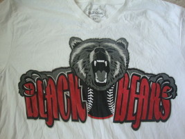 Stall &amp; Dean Beach Bears Baseball White V Neck Rare T Shirt 2 Xl - £21.55 GBP