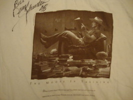 Vtg NFL Dallas Cowboys Daryl Johnston Half Priced Books Autograghed T Shirt XXL - $24.69