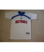 NBA Detroit Pistons Basketball Polyester Jersey V Neck Shirt M - $14.79