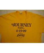 NBA Los Angeles Lakers 2009 playoffs destination finals T Shirt XL - $14.79