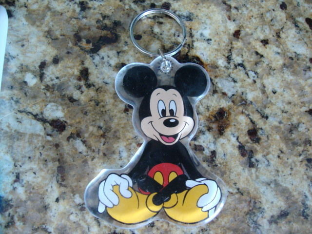 Vintage Walt Disney World Disneyland Mickey Mouse Keychain - $12.81