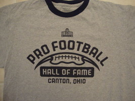 NFL Pro Football Hall of Fame Canton Ohio Gray Reebok  Ringert shirt L - £13.19 GBP