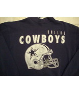 Vintage NFL Dallas Cowboys helmet 50/50 Sweatshirt XL - £20.20 GBP