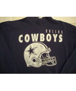 Vintage NFL Dallas Cowboys helmet 50/50 Sweatshirt XL - $25.68