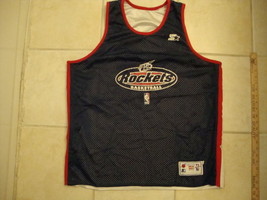 Vintage NBA Houston Rockets Authentic Reversible Starter Jersey XL - £54.48 GBP