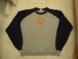 Manchester United Umbro black FCM Soccer football raglan jersey SWEATSHIRT XL - £34.78 GBP