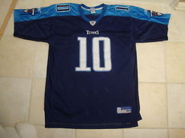 NFL Tennessee Titans Vince Young SEWN Jersey 54 - £20.52 GBP