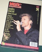 DAVID BOWIE GENESIS MUSIC COLLECTOR UK MAGAZINE VINTAGE 1991 - $29.99