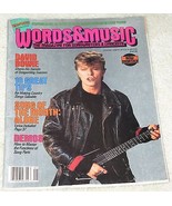 DAVID BOWIE WORDS &amp; MUSIC MAGAZINE VINTAGE 1988 - $54.32 CAD