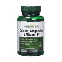 Calcium Magnesium and Vitamin D3 Food Supplement (90 Capsules) - Natures... - £11.58 GBP