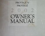 2002 Mazda Protege 5 Protege Owner&#39;s Manual [Paperback] Mazda Motor Corp. - $14.75