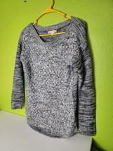 It&#39;s Our Time Sweater Gray Womens Medium Pullover - £30.82 GBP