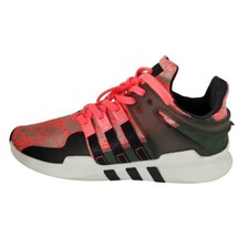 ADIDAS Equipment Support ADV Running Shoes Size 10.5 Black Pink White EQT Mens - £38.91 GBP