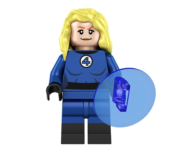 Classic Invisible Woman The Fantastic Four Comic Custom Minifigures - $8.46