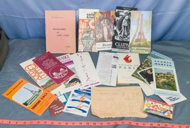 Vintage Lot of French Language Travel Brochure &amp; Documents dq - £54.61 GBP