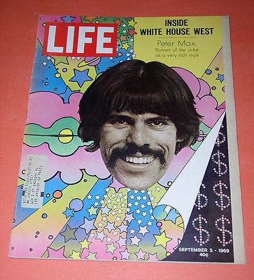 Peter Max Life Magazine Vintage 1969 - $39.99