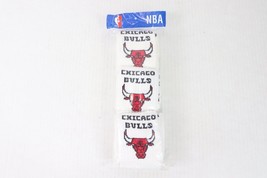 NOS Vintage 90s Spalding Pack of 3 NBA Chicago Bulls Spell Out Tube Sock... - $91.68