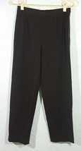 Rafaella Womens Pants Size 8P Brown Dress Career Evening Trousers Slacks  - £11.00 GBP