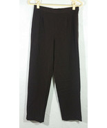 Rafaella Womens Pants Size 8P Brown Dress Career Evening Trousers Slacks  - £11.08 GBP